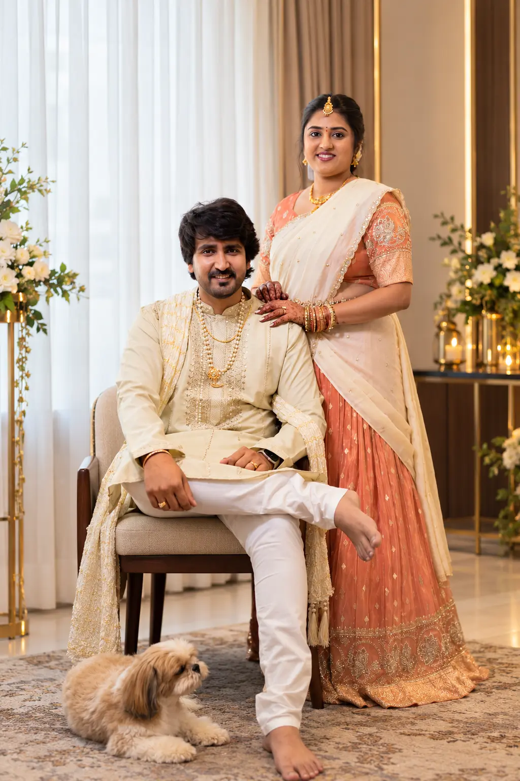 Anvesh proposing to Charitha